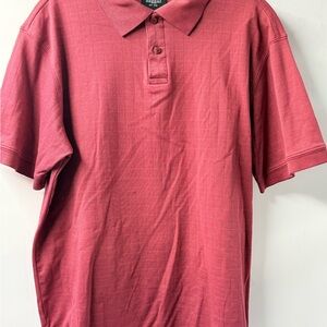 Haggar Men's Burgundy Polo Shirt